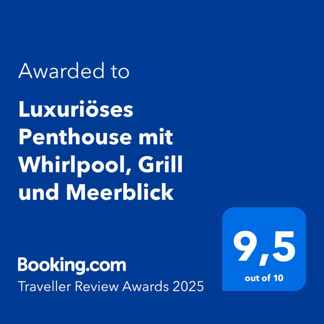 Luxurioeses Penthouse Welle Mit Whirlpool, Grill Und Meerblick Vir Zewnętrze zdjęcie